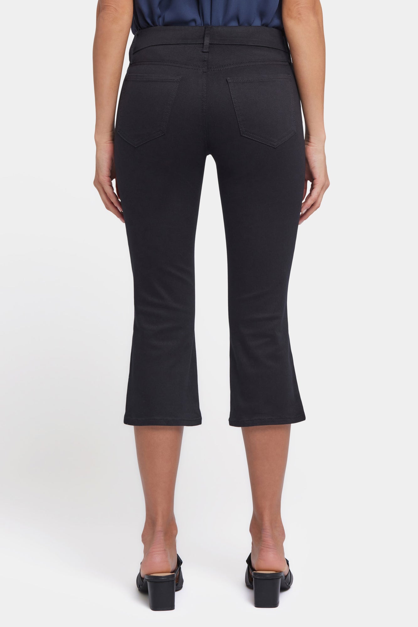 NYDJ Waist-Match™ Marilyn Straight Crop Jeans - Black