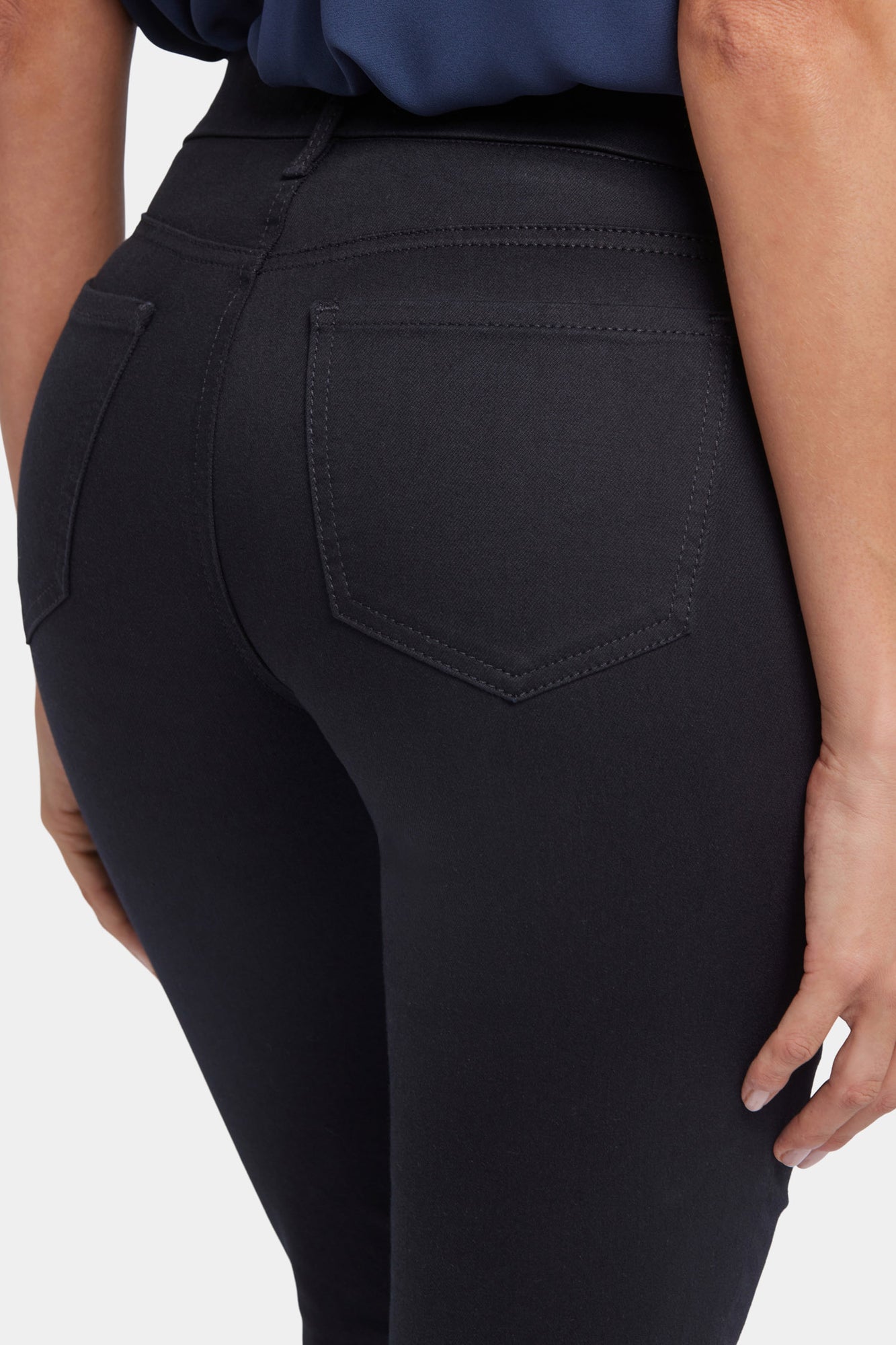 NYDJ Waist-Match™ Marilyn Straight Crop Jeans - Black