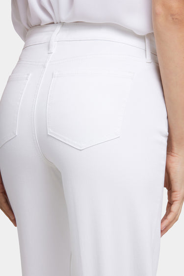 NYDJ Teresa Wide Leg Ankle Jeans - Optic White