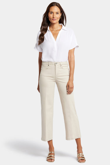 NYDJ Teresa Wide Leg Ankle Jeans - Feather