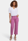 NYDJ Teresa Wide Leg Ankle Jeans - Red Violet