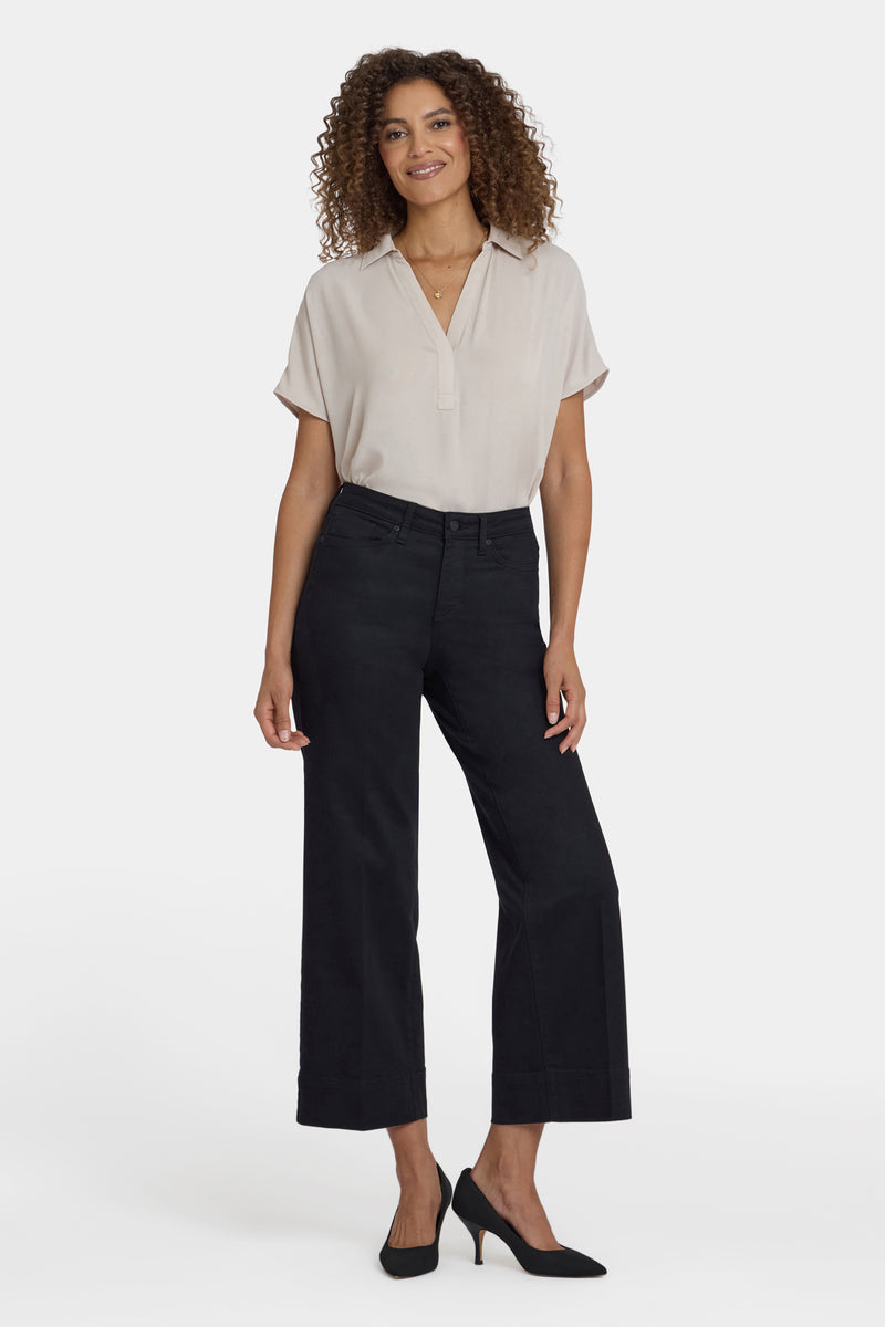 NYDJ Teresa Wide Leg Ankle Jeans With 3