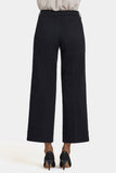 NYDJ Teresa Wide Leg Ankle Jeans With 3" Hems - Black