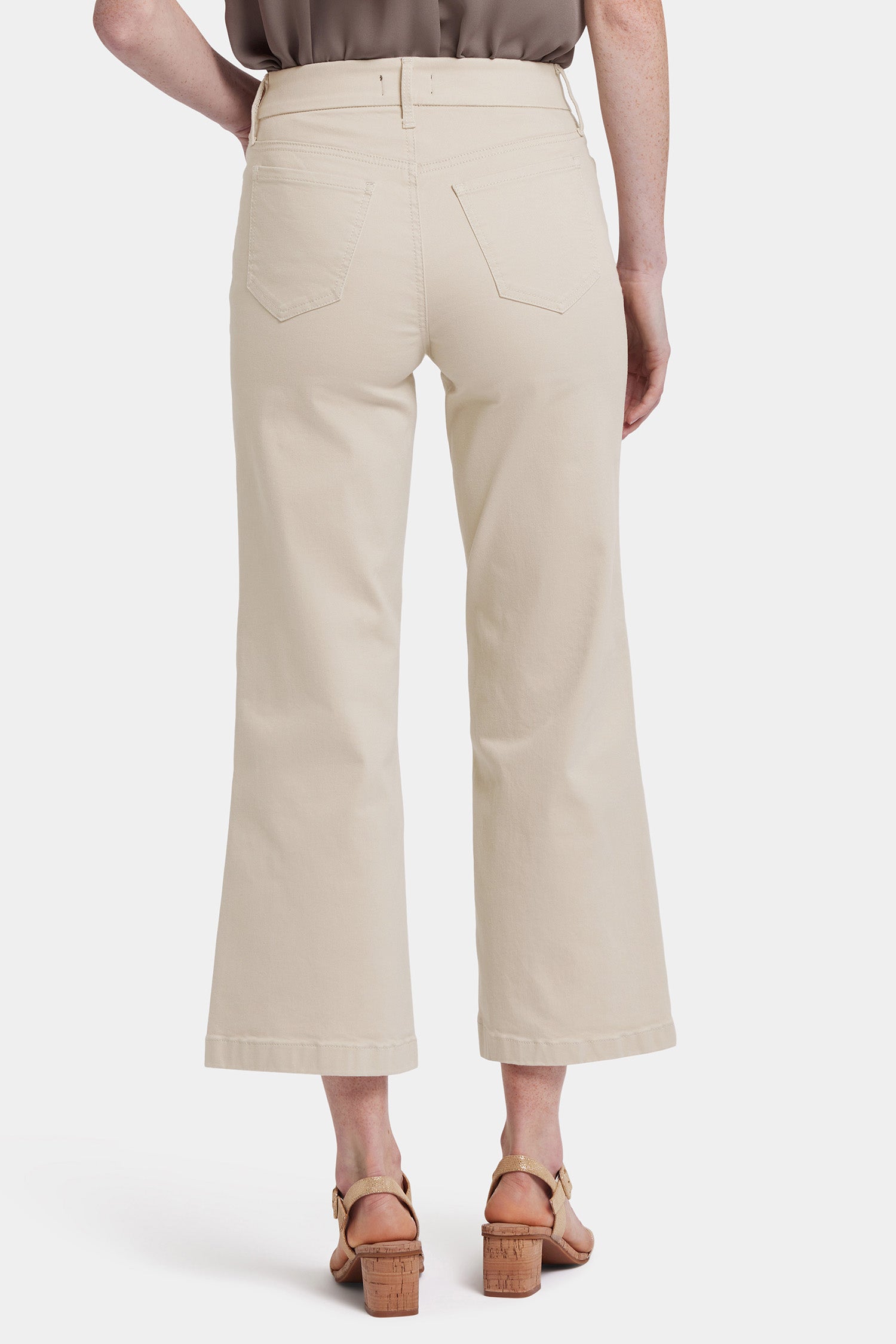 Waist-Match™ Teresa Wide Leg Ankle Jeans - Feather Tan | NYDJ