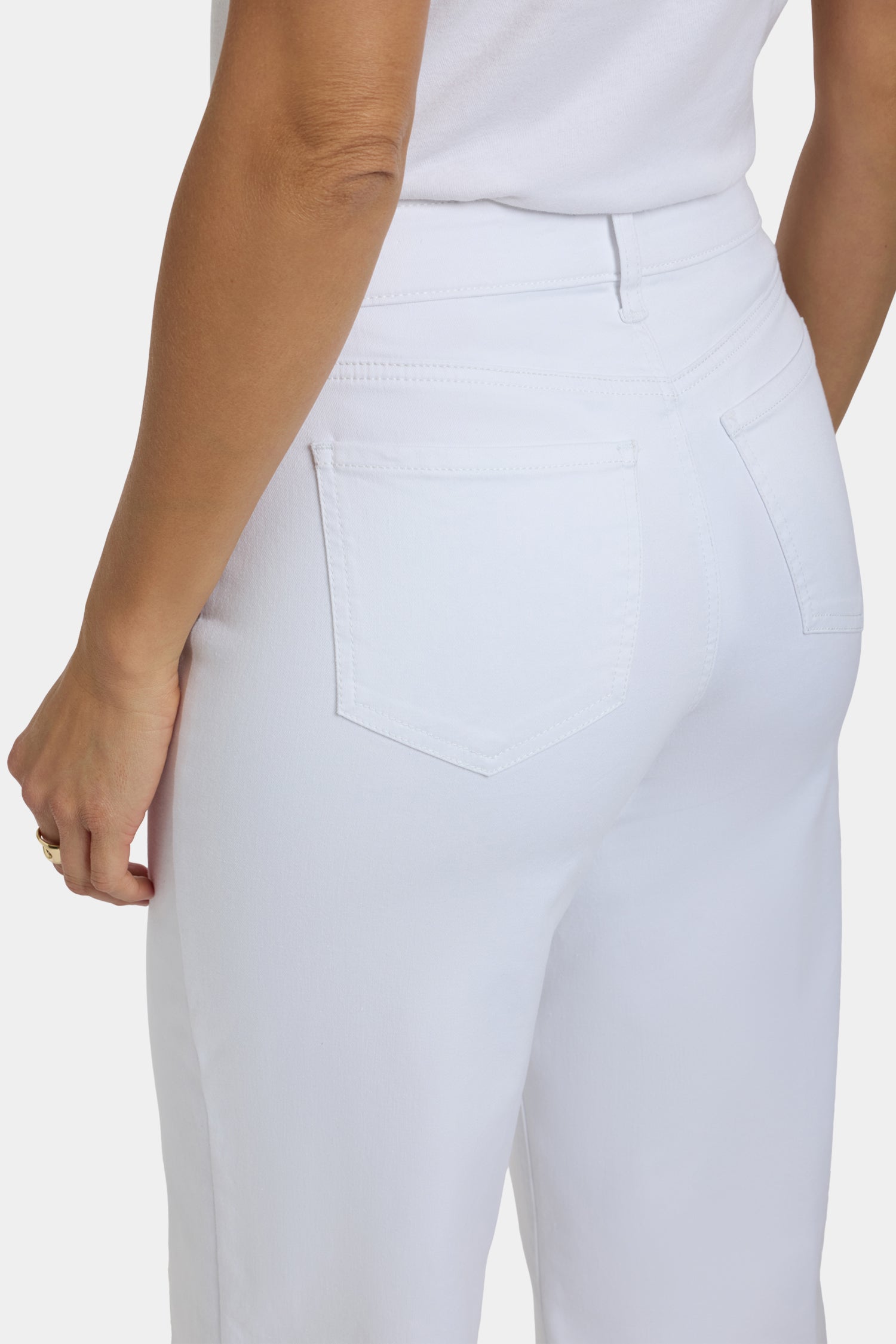 Teresa Wide Leg Ankle Jeans With 3