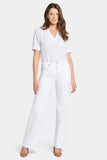 NYDJ Teresa Wide Leg Jeans - Optic White