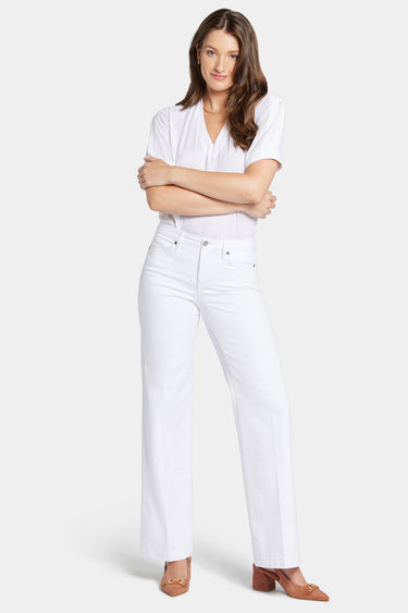 NYDJ Teresa Wide Leg Jeans - Optic White