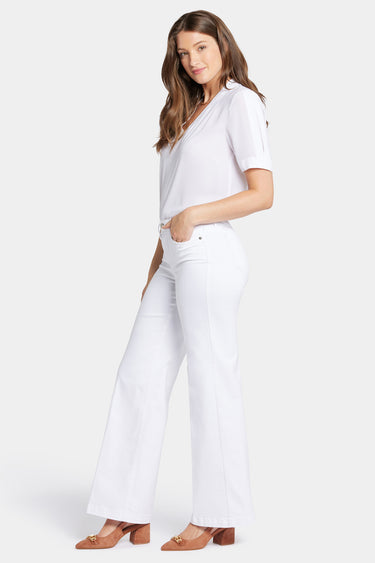 NYDJ Teresa Wide Leg Jeans - Optic White