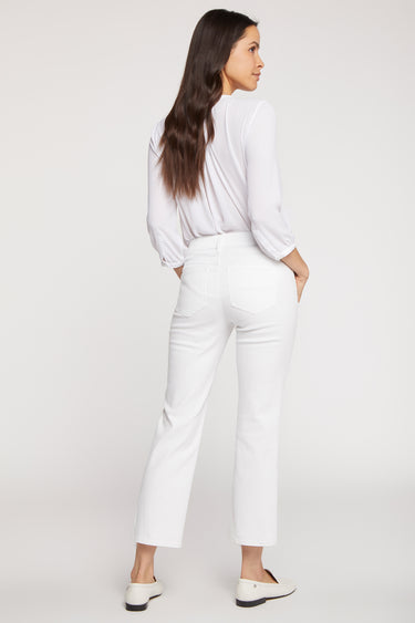 NYDJ Marilyn Straight Ankle Jeans - Optic White