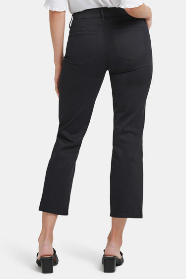 NYDJ Marilyn Straight Ankle Jeans - Black