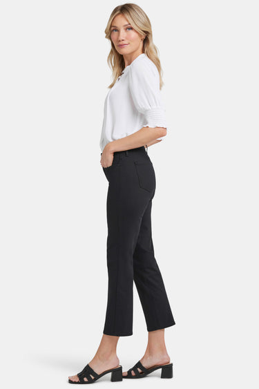 NYDJ Marilyn Straight Ankle Jeans - Black