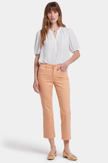 NYDJ Marilyn Straight Ankle Jeans - Apricot Nectar
