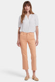 NYDJ Marilyn Straight Ankle Jeans - Apricot Nectar