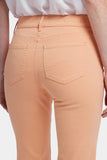 NYDJ Marilyn Straight Ankle Jeans - Apricot Nectar
