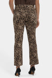 NYDJ Marilyn Straight Ankle Jeans In Leopard Print Denim - Savanna Leopard
