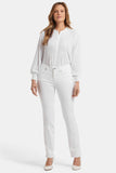 NYDJ Marilyn Straight Jeans - Optic White