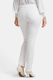 NYDJ Marilyn Straight Jeans - Optic White