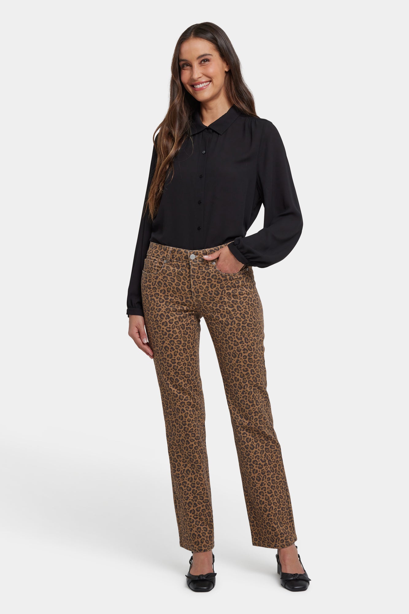 NYDJ Marilyn Straight Jeans - Calico