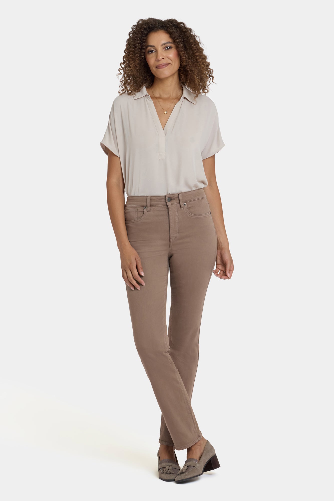 NYDJ Marilyn Straight Jeans With High Rise And 31