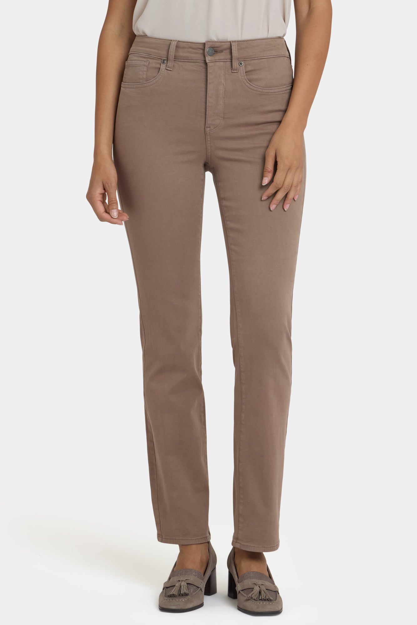 NYDJ Marilyn Straight Jeans With High Rise And 31