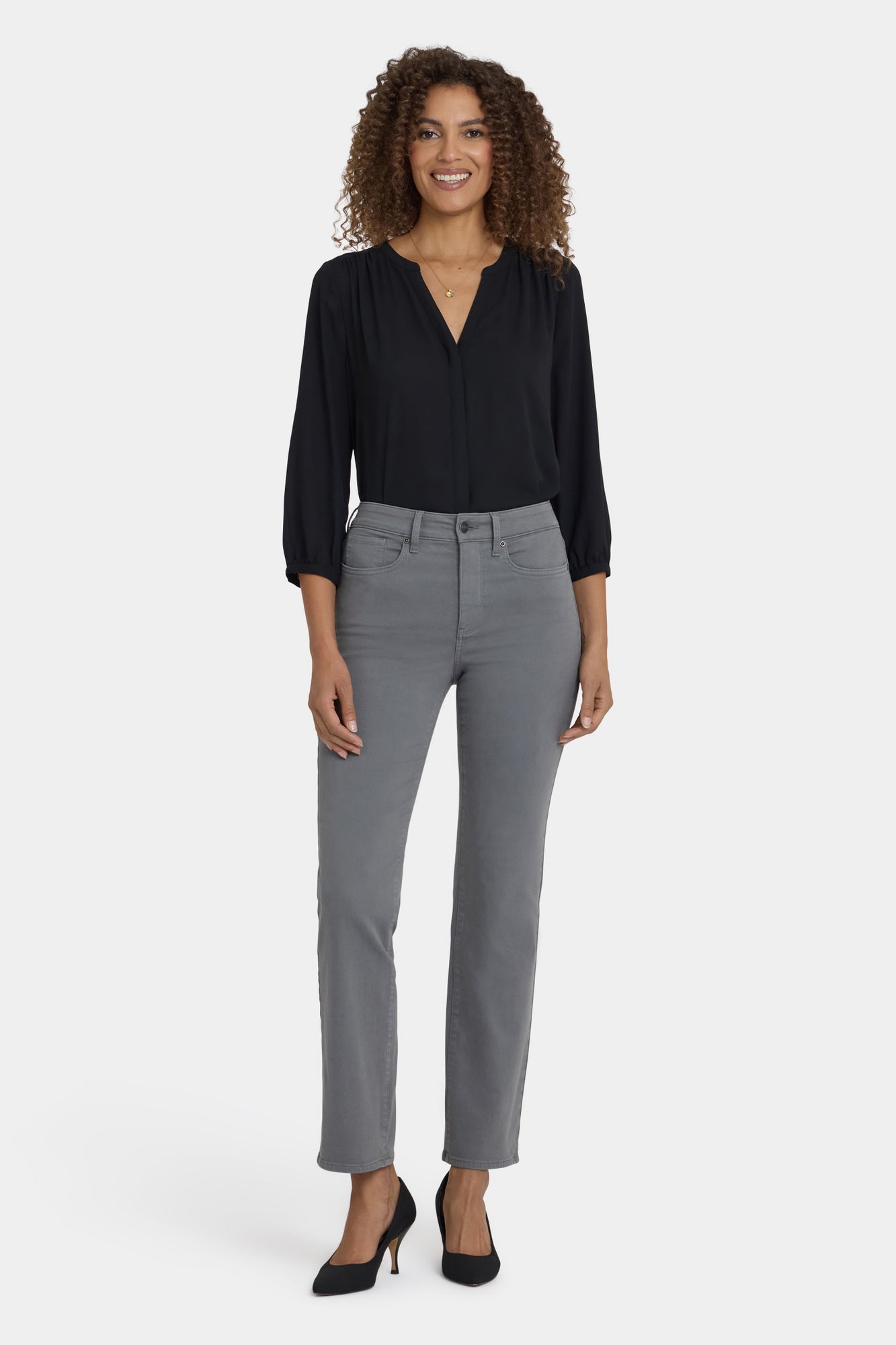 NYDJ Marilyn Straight Jeans With High Rise And 31