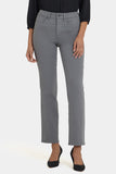 NYDJ Marilyn Straight Jeans With High Rise And 31" Inseam - Lunar Stone