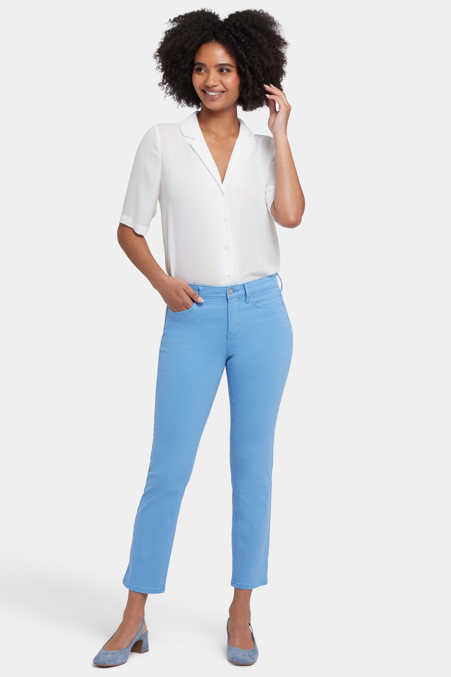 Sheri Slim Ankle Jeans - Pacific Coast Blue | NYDJ Sheri Slim Ankle Jeans - Pacific Coast Blue | NYDJ