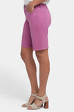 NYDJ Lilly Denim Shorts  - Red Violet