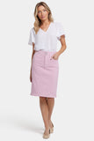 NYDJ High Waist Skirt - Pink Nectar