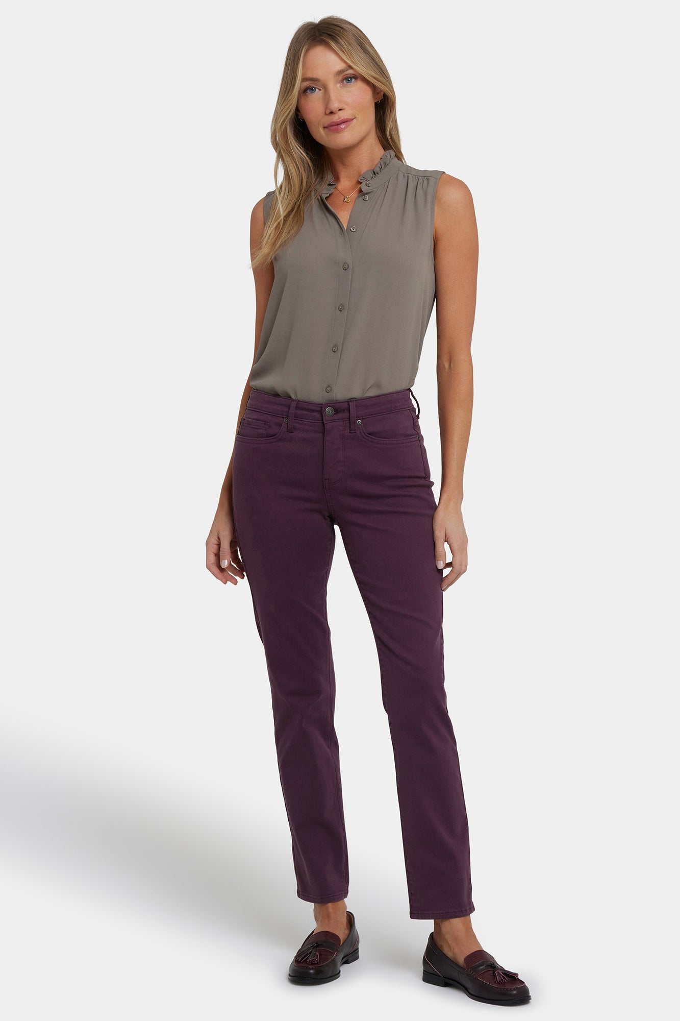NYDJ Sheri Slim Jeans - Fig