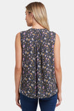 NYDJ Sleeveless Pintuck Blouse - Marisol