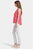 NYDJ Sleeveless Pintuck Blouse - Teresita
