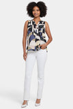 NYDJ Sleeveless Pintuck Blouse - La Granadella