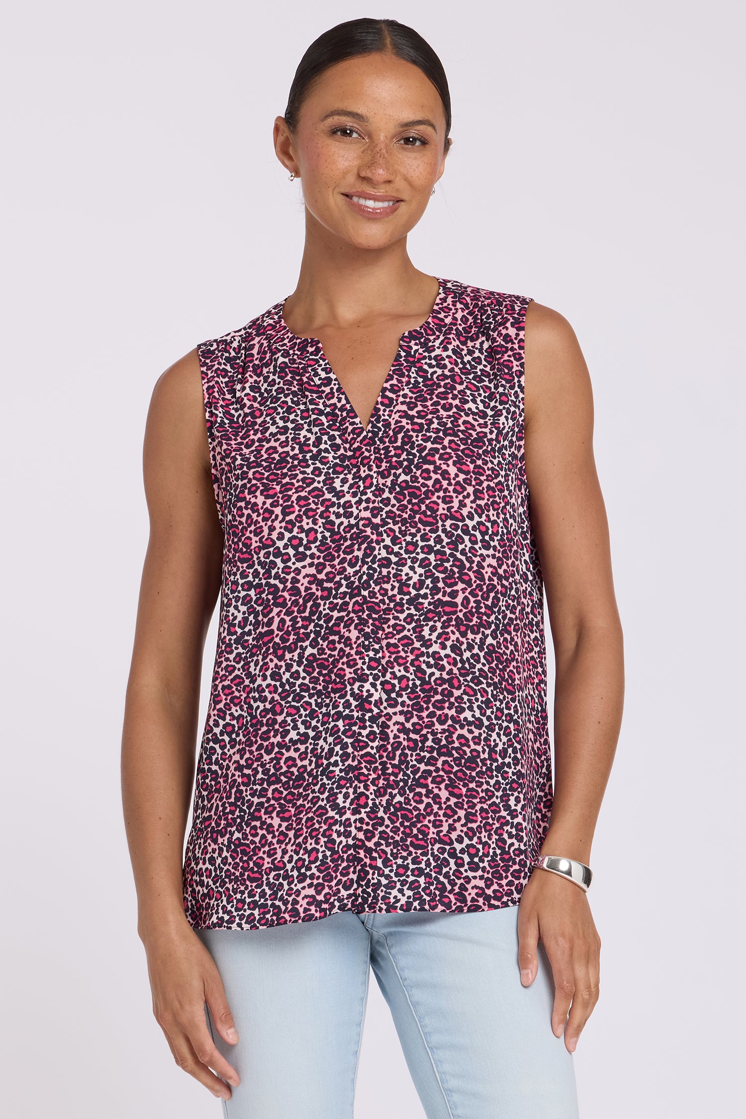 Sleeveless Pintuck Blouse - Catarina | NYDJ