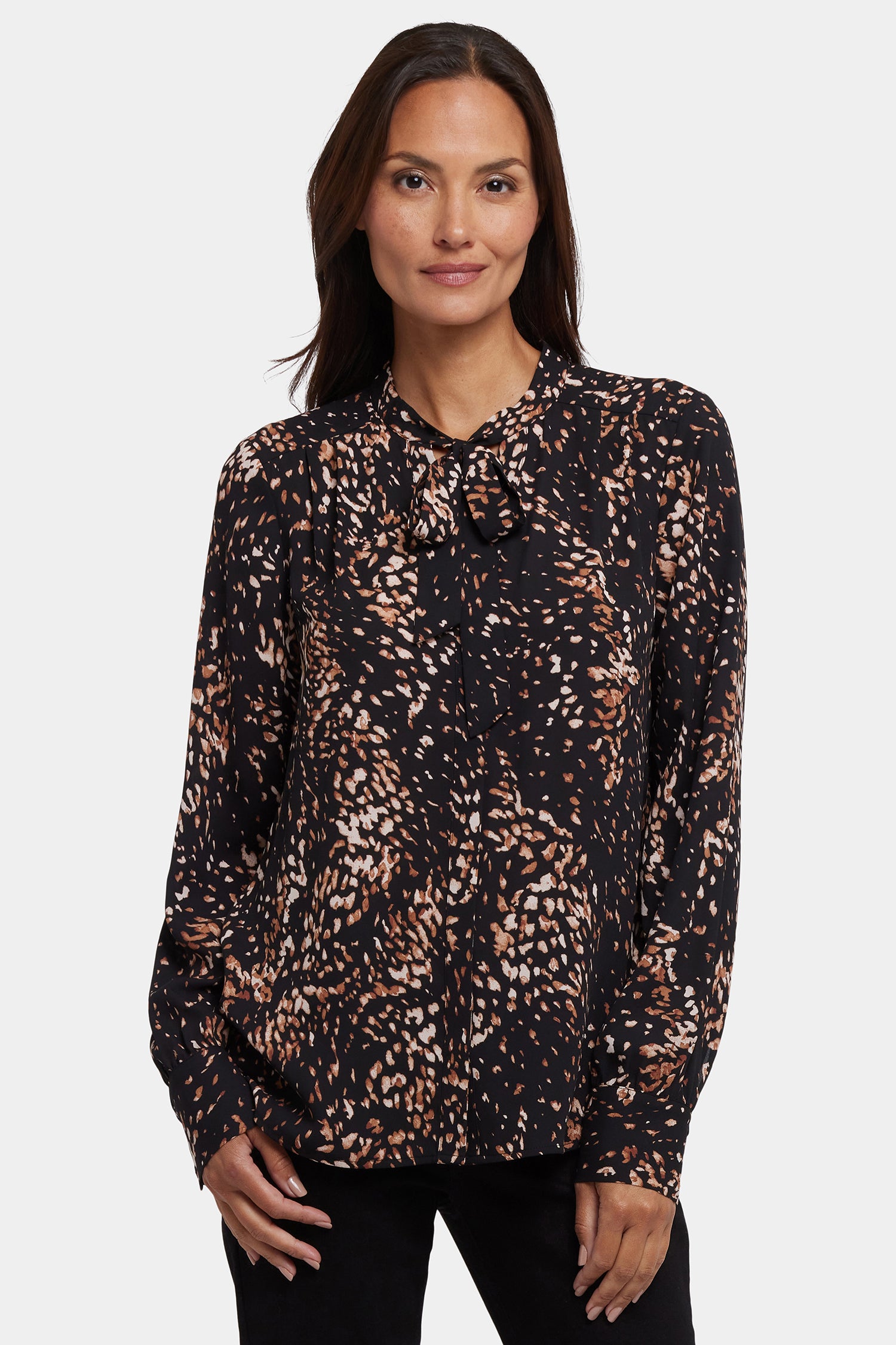 Tie-Neck Blouse - Le Montclair Multi | NYDJ