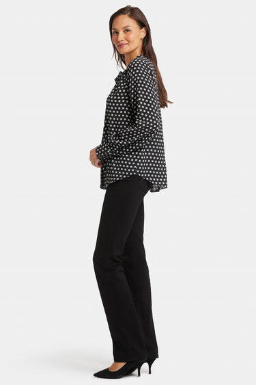 NYDJ Tie-Neck Blouse - Pearl Medallion