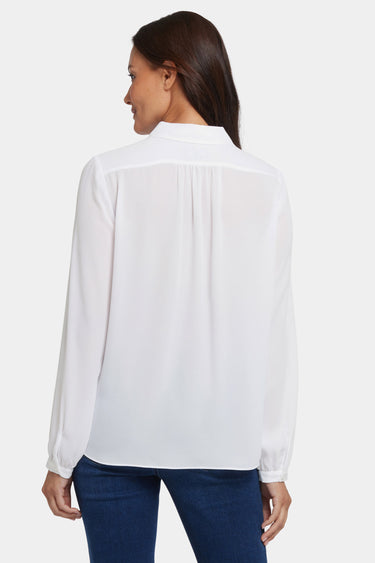 NYDJ Modern Blouse - Optic White