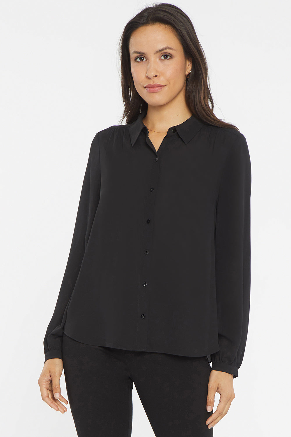 NYLA BOX BLOUSE (BLACK) main image 1