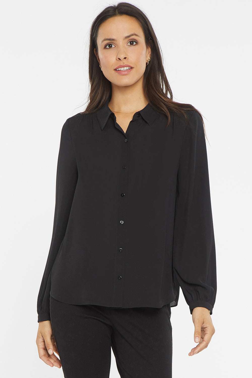 NYDJ Modern Blouse - Black