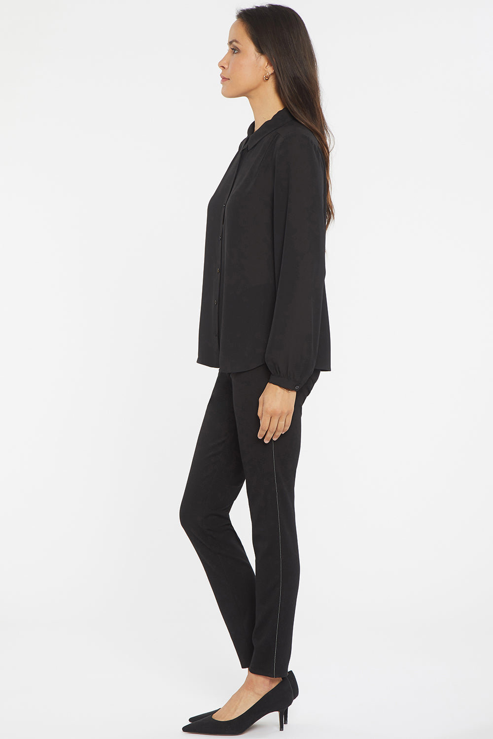 NYDJ Modern Blouse - Black