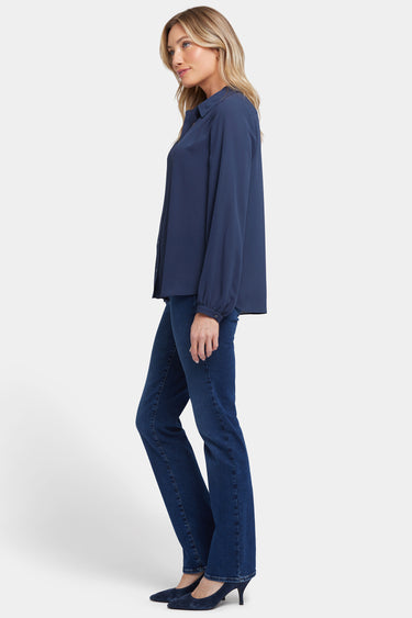 NYDJ Modern Blouse - Oxford Navy