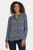NYDJ Modern Blouse - Vintage Zebra
