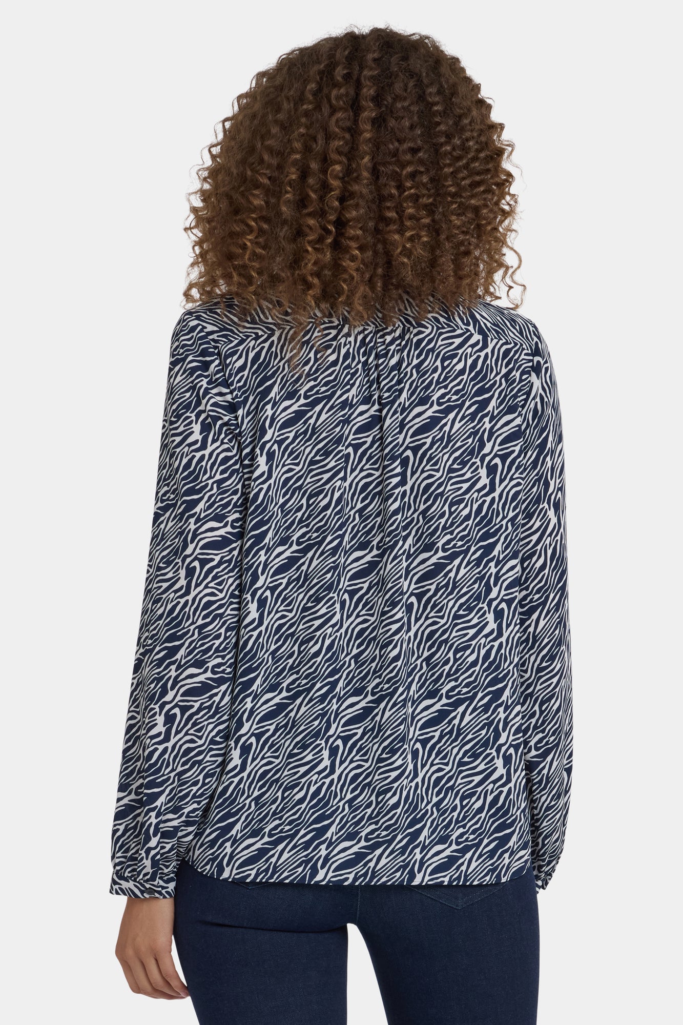 NYDJ Modern Blouse - Vintage Zebra