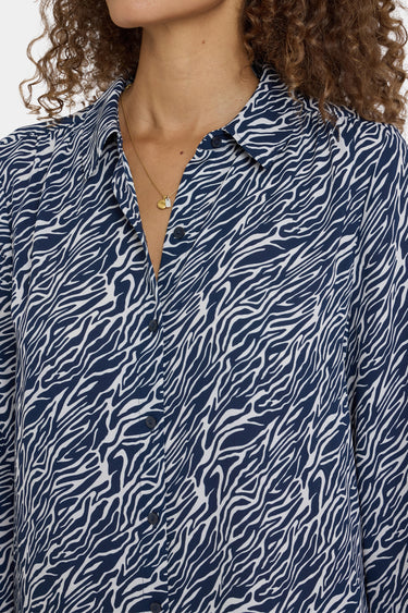 NYDJ Modern Blouse - Vintage Zebra