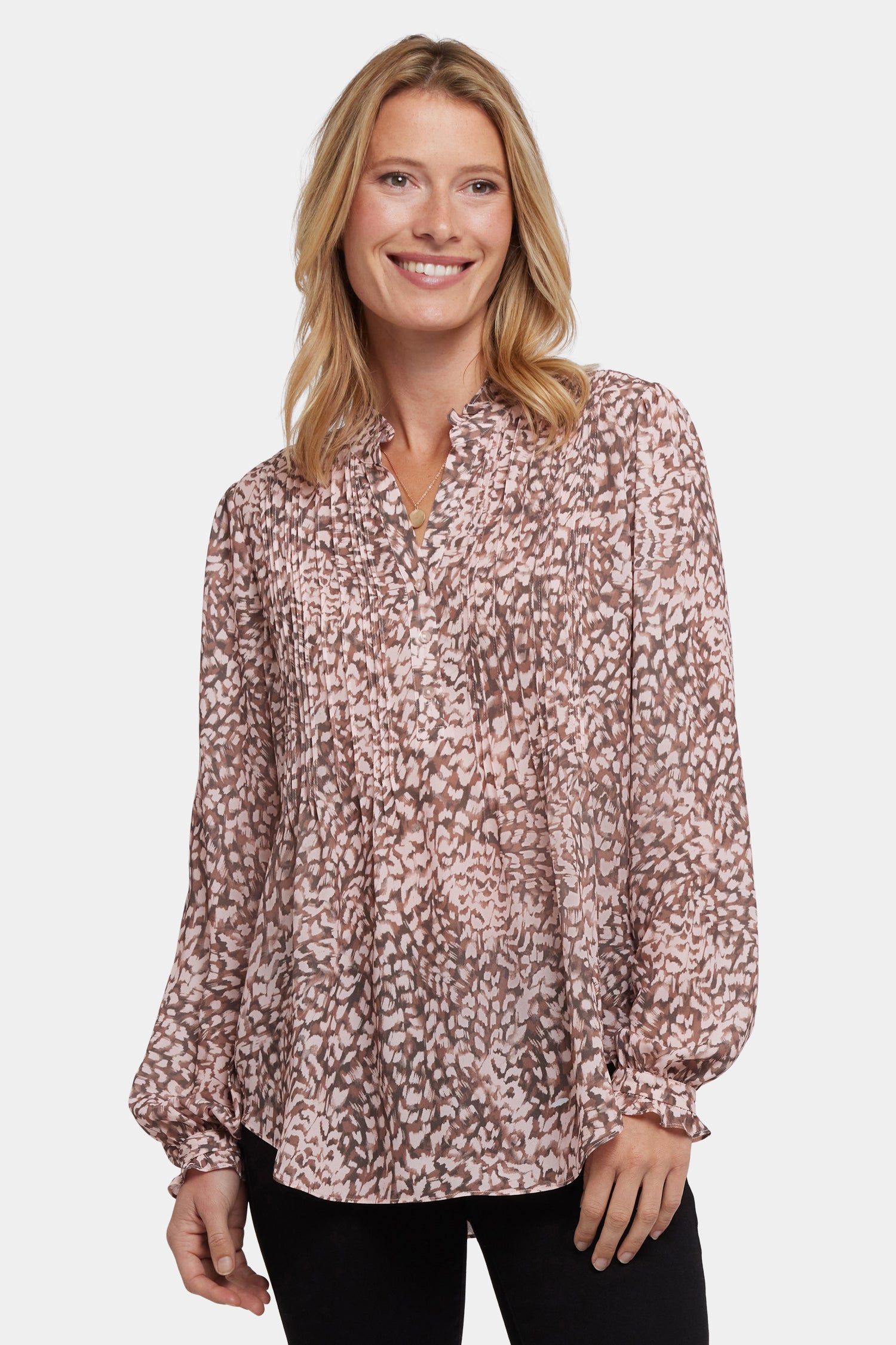 Pleated Front Tunic - Delacroix | NYDJ