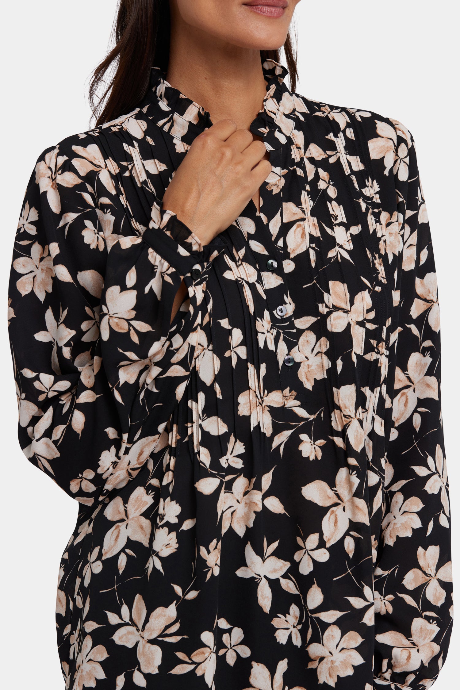 Pleated Front Tunic - Claudette Multi | NYDJ