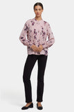 NYDJ Pleated Peasant Blouse - Petite Palais
