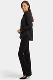 NYDJ Tuxedo Blouse - Black