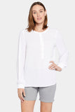NYDJ Simone Blouse - Optic White