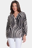NYDJ Paulina Peasant Blouse - Las Carreras
